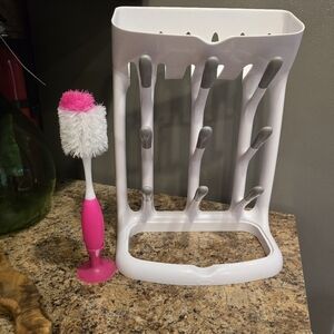 OXO Tot Space Saving Drying Rack With Sponge